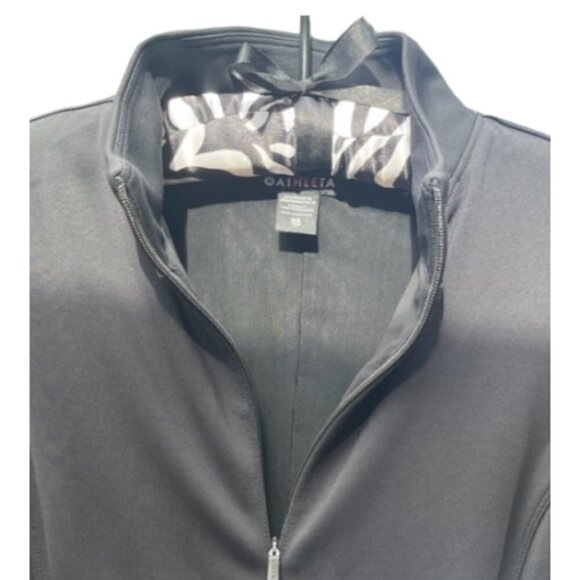 ATHLETA NWT Women's Delancey Dress Black Knit Fully Lined Mock Neck XS MSRP $159 - Picture 6 of 16